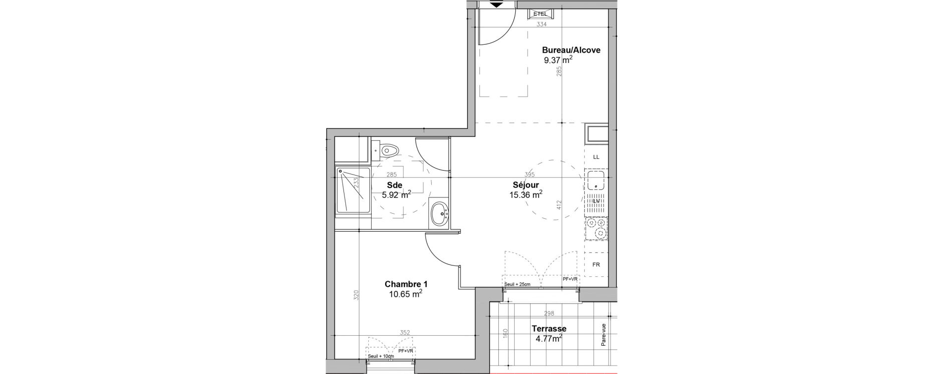 Appartement T2 de 41,30 m2 &agrave; &Eacute;tampes Centre