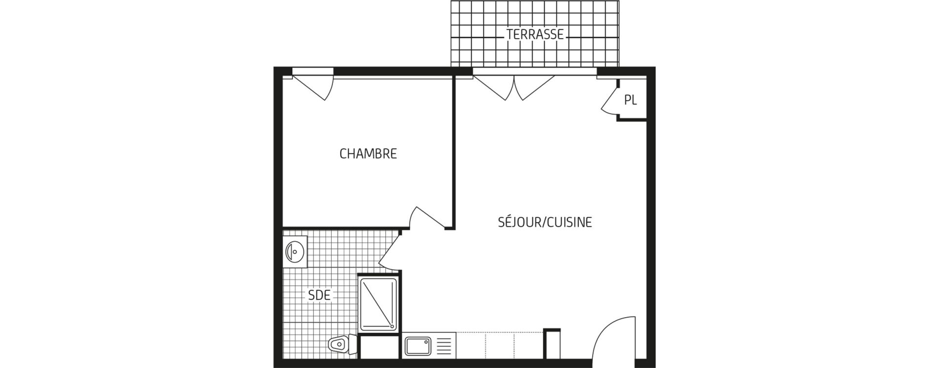 Appartement T2 de 44,11 m2 &agrave; &Eacute;tampes Centre