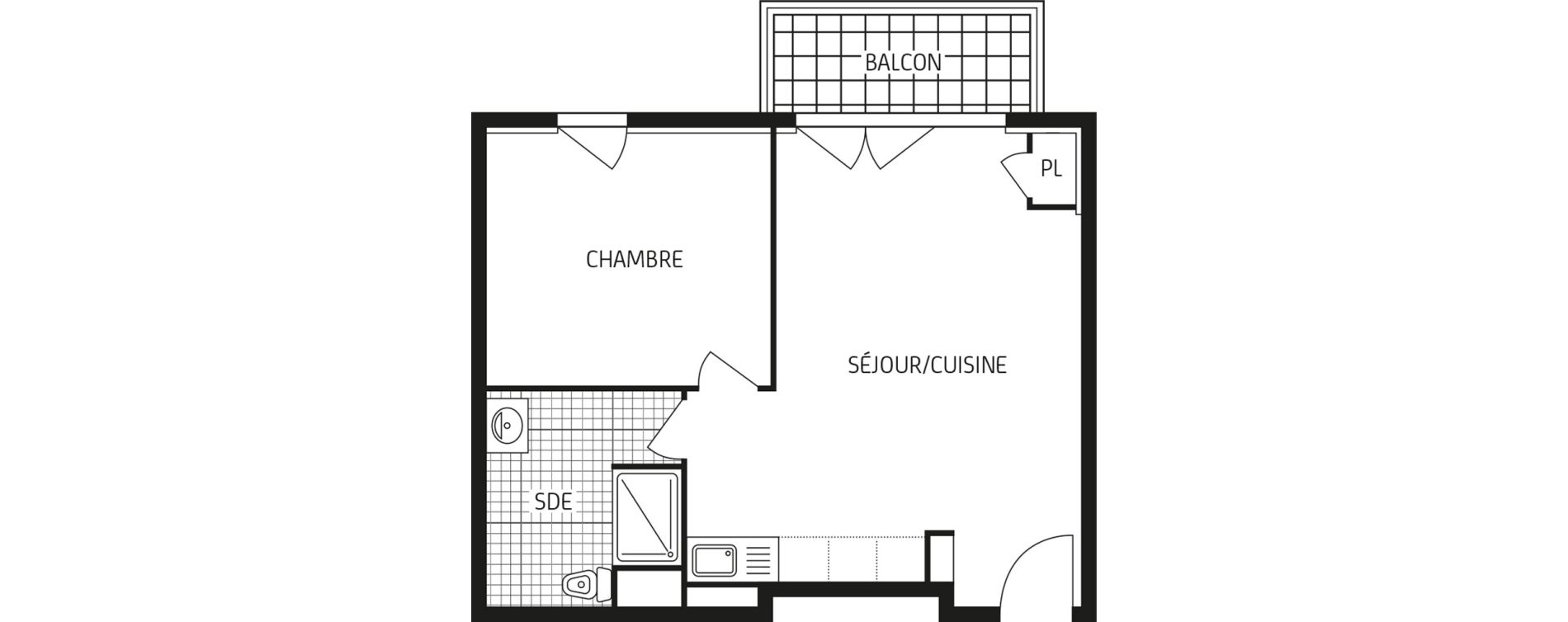 Appartement T2 de 42,06 m2 &agrave; &Eacute;tampes Centre