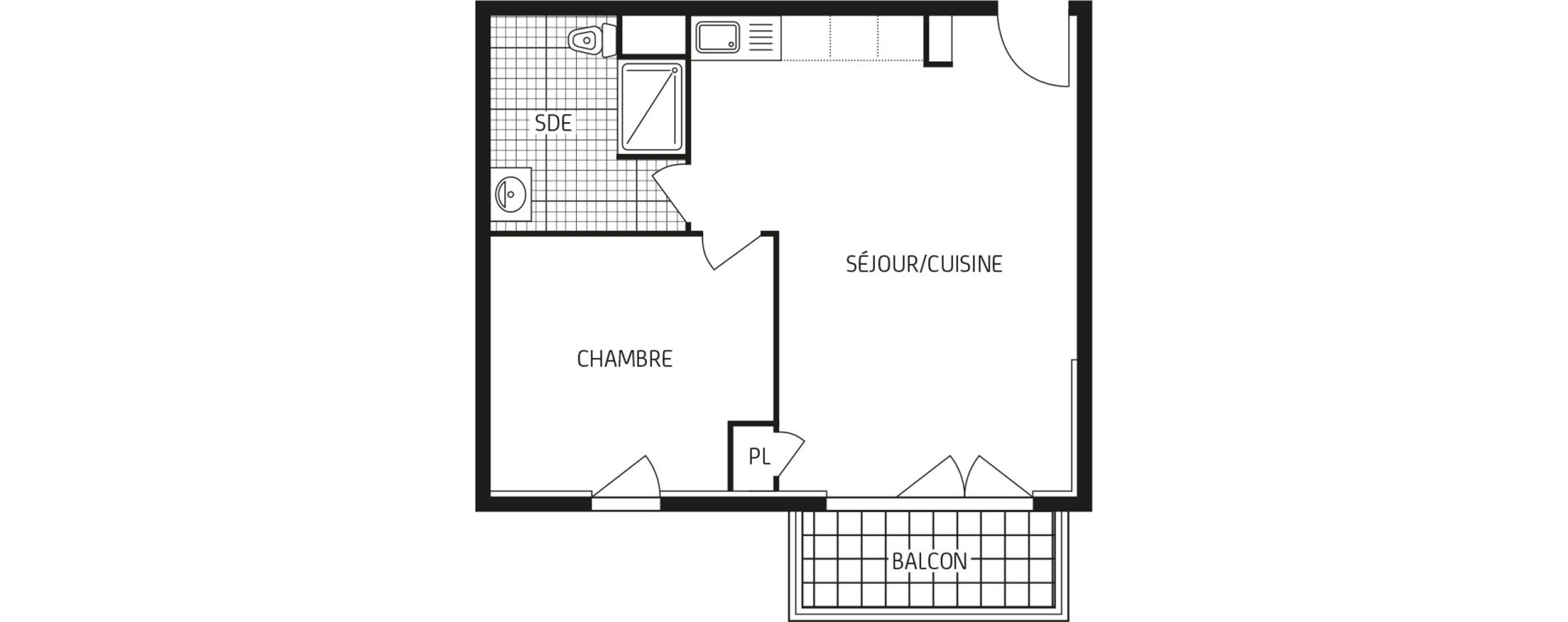 Appartement T2 de 43,87 m2 &agrave; &Eacute;tampes Centre