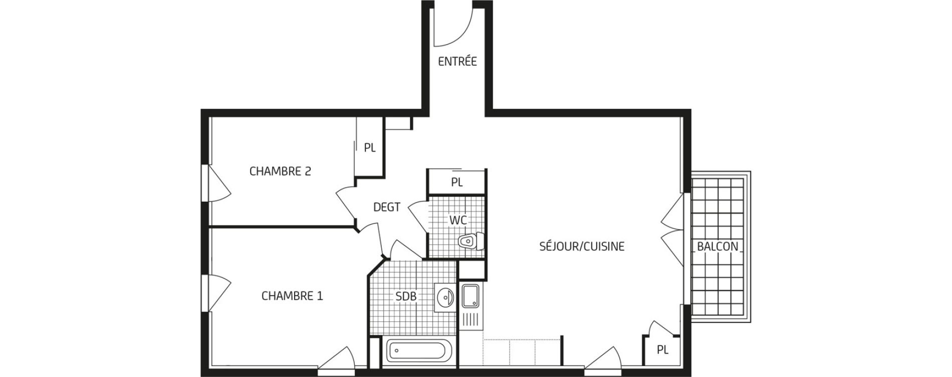 Appartement T3 de 64,96 m2 &agrave; &Eacute;tampes Centre