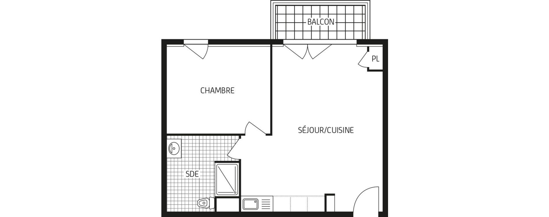 Appartement T2 de 44,11 m2 &agrave; &Eacute;tampes Centre