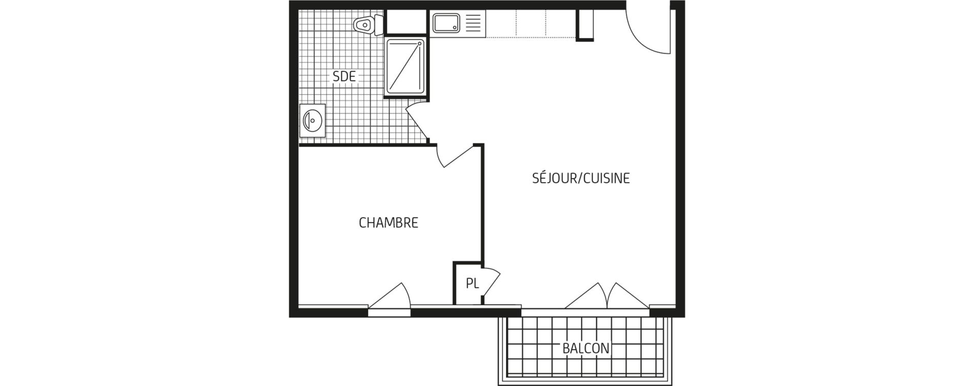 Appartement T2 de 44,82 m2 &agrave; &Eacute;tampes Centre