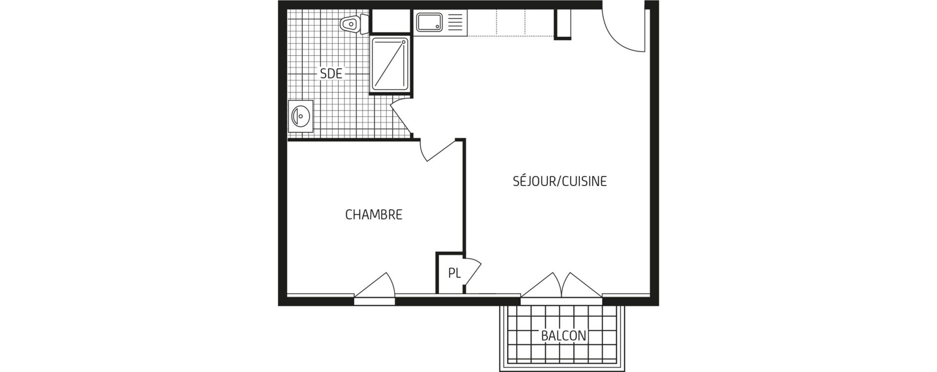 Appartement T2 de 44,82 m2 &agrave; &Eacute;tampes Centre