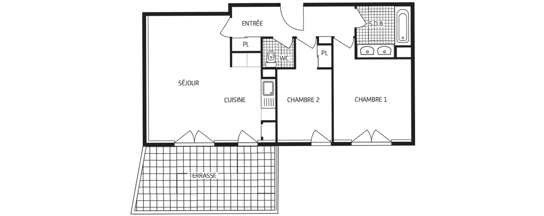 Appartement T3 de 63,52 m2 &agrave; &Eacute;tampes Centre