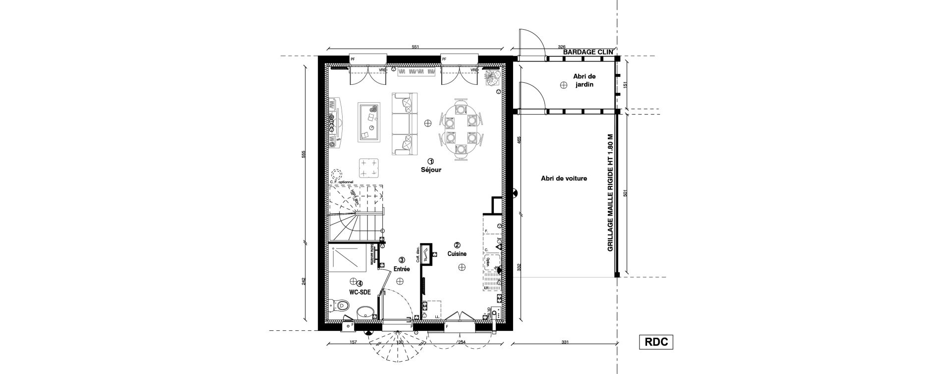 Maison T4 de 80,60 m2 &agrave; Fontenay-Le-Vicomte Centre