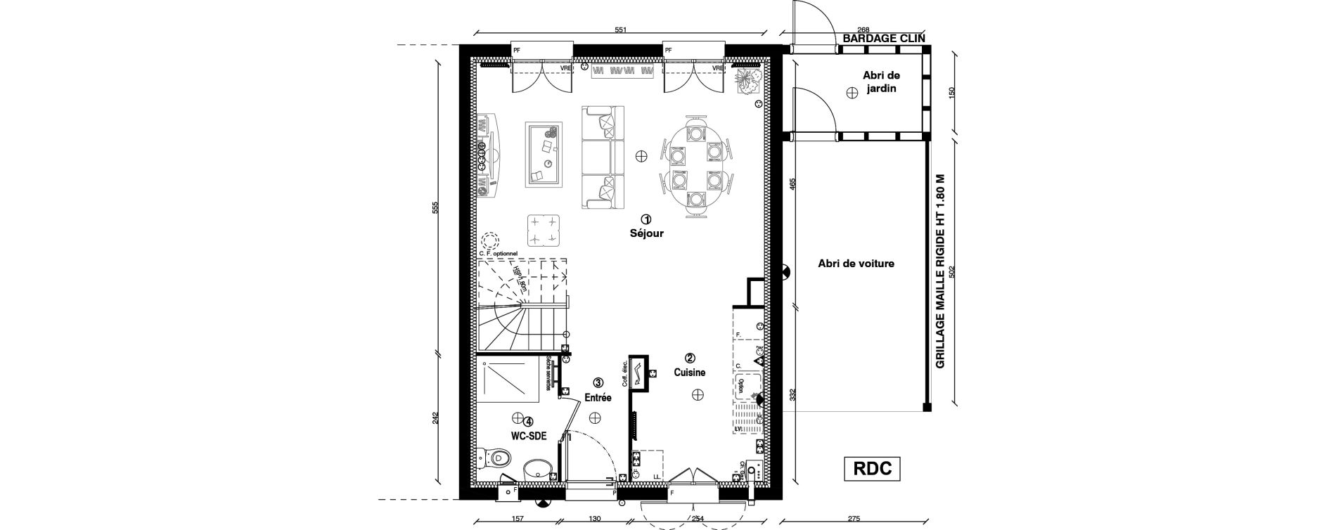 Maison T4 de 80,60 m2 &agrave; Fontenay-Le-Vicomte Centre
