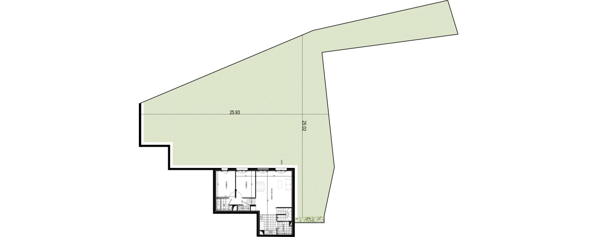 Duplex T5 de 105,48 m2 &agrave; Gif-Sur-Yvette Moulon vatonne centre