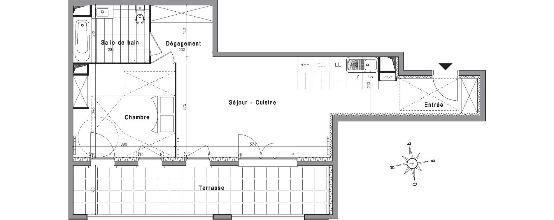 Appartement T2 de 53,51 m2 &agrave; Juvisy-Sur-Orge Centre