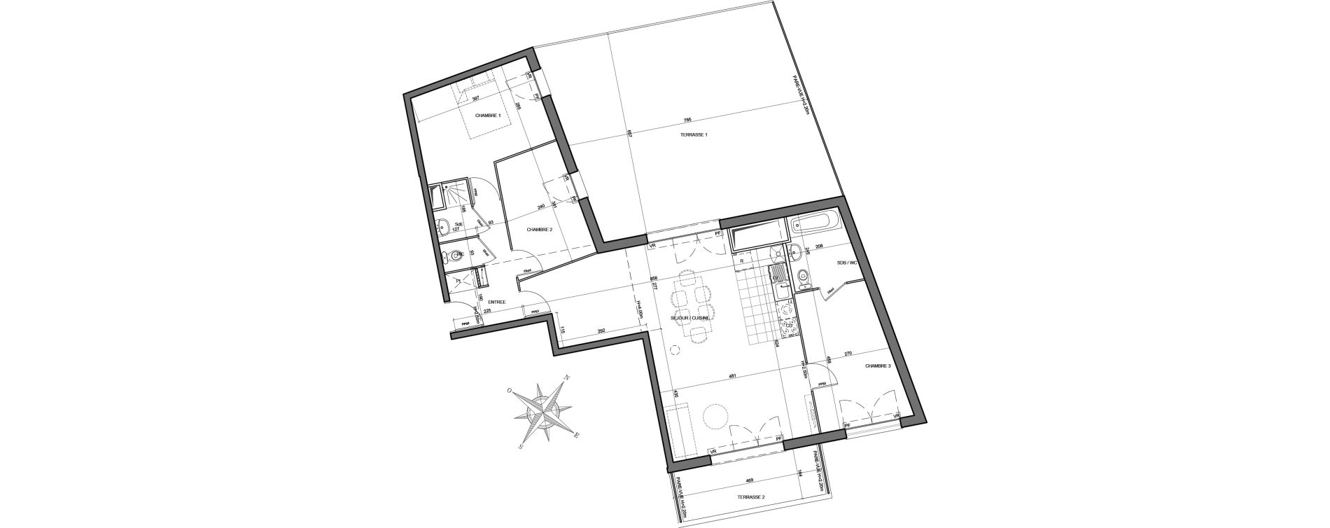 Appartement T4 de 90,19 m2 &agrave; Juvisy-Sur-Orge Centre ville