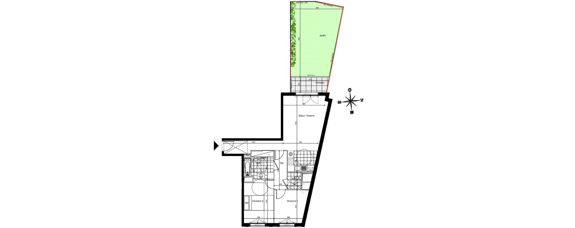 Appartement T3 de 64,71 m2 &agrave; Juvisy-Sur-Orge Centre