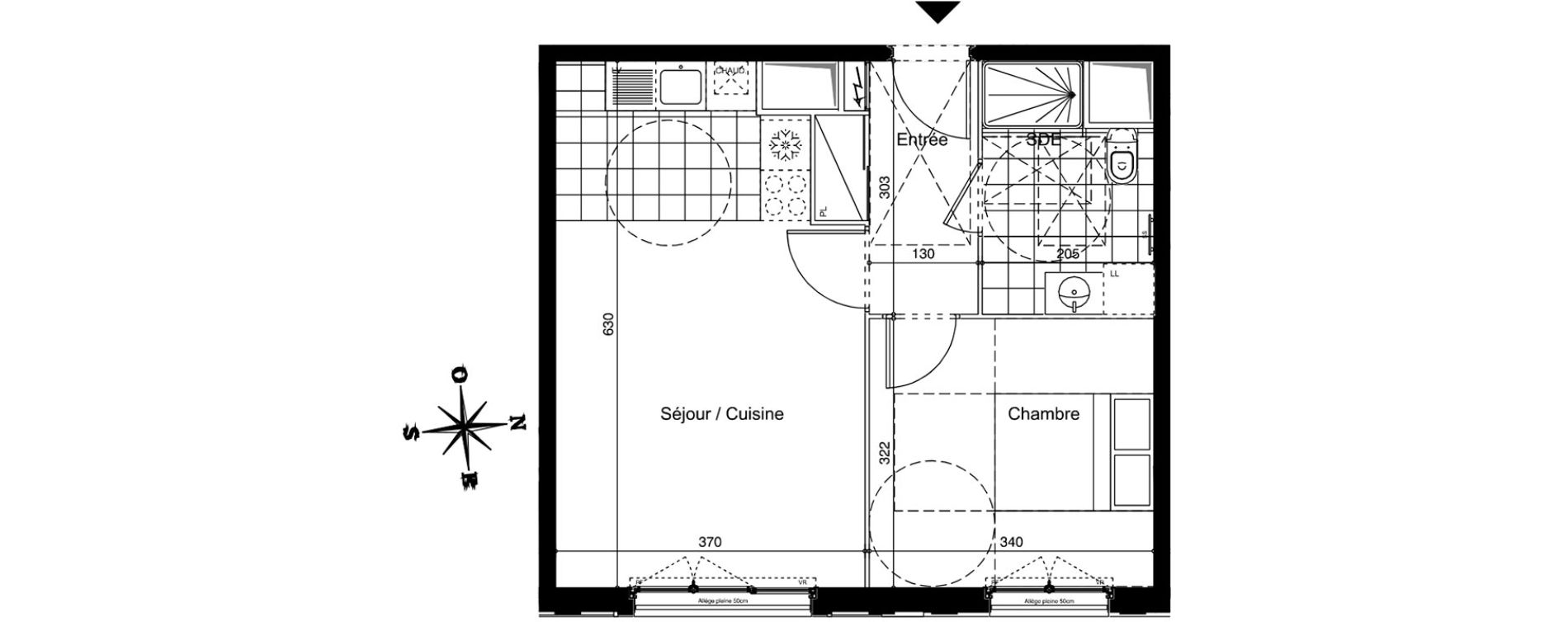 Appartement T2 de 42,85 m2 &agrave; Juvisy-Sur-Orge Centre