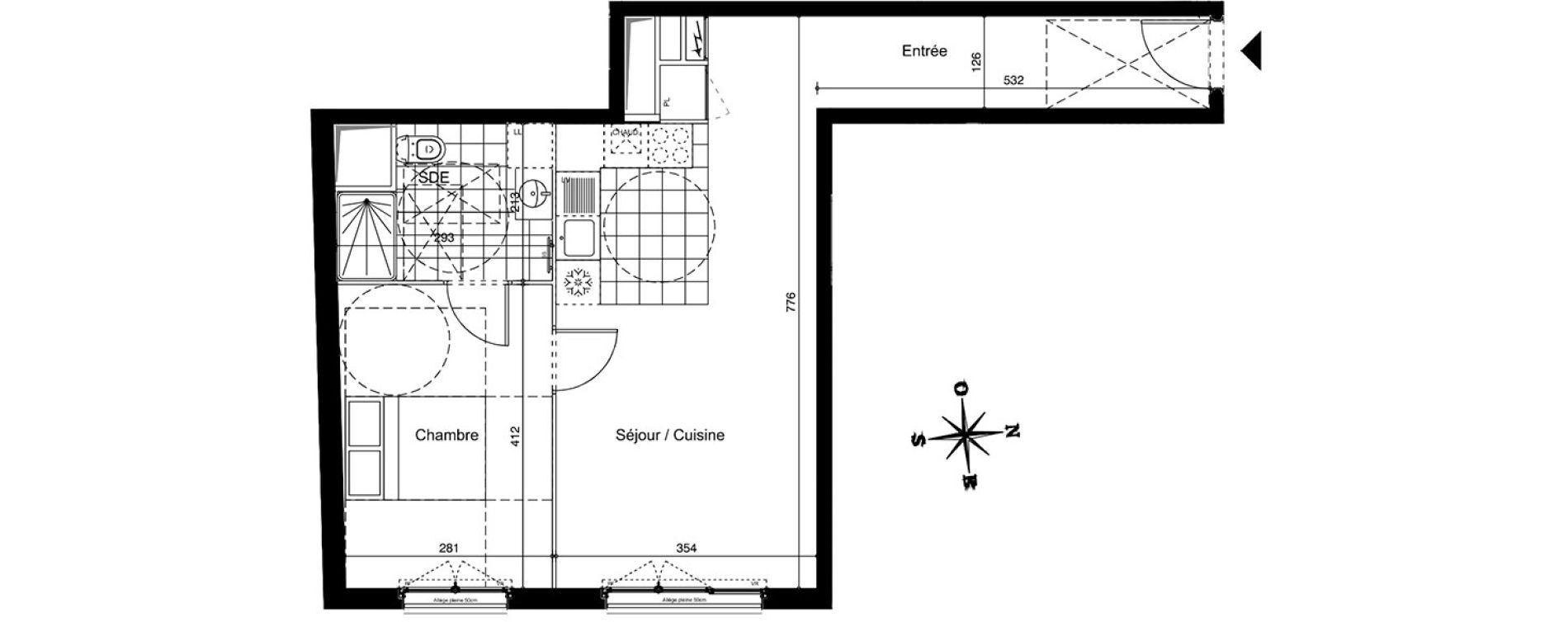 Appartement T2 de 48,89 m2 &agrave; Juvisy-Sur-Orge Centre
