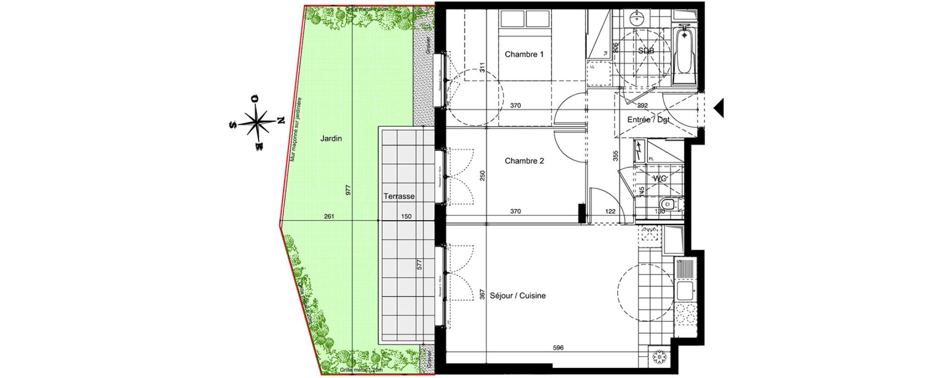 Appartement T3 de 59,06 m2 &agrave; Juvisy-Sur-Orge Centre