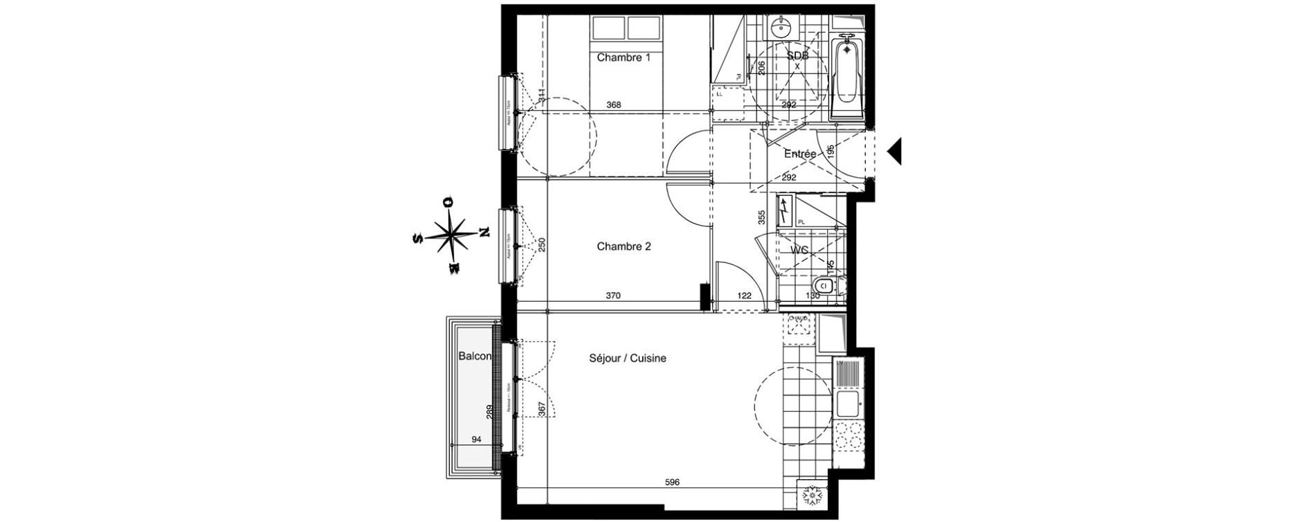 Appartement T3 de 59,06 m2 &agrave; Juvisy-Sur-Orge Centre