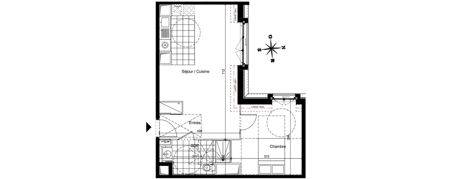 Appartement T2 de 47,00 m2 &agrave; Juvisy-Sur-Orge Centre