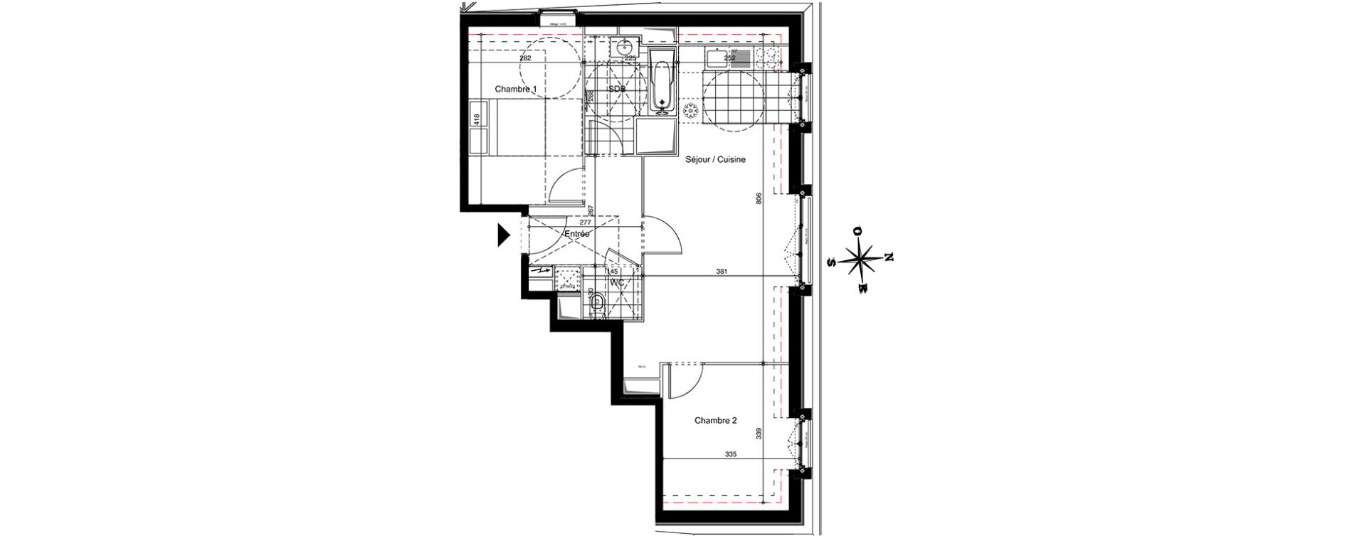 Appartement T3 de 61,84 m2 &agrave; Juvisy-Sur-Orge Centre