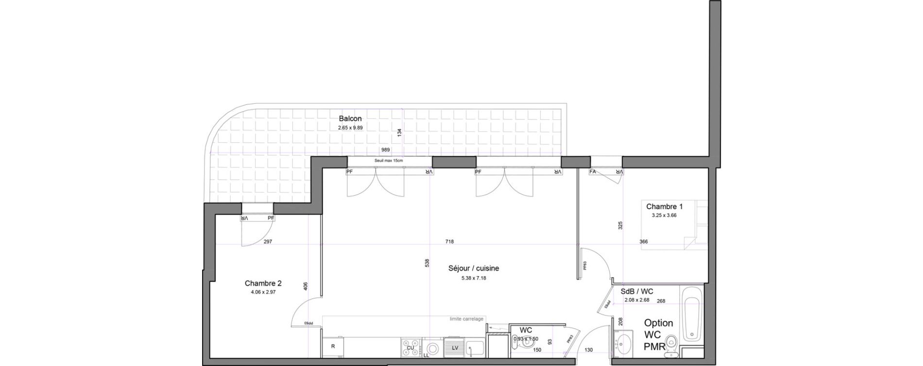 Appartement T3 de 69,49 m2 &agrave; Juvisy-Sur-Orge Entrevoies