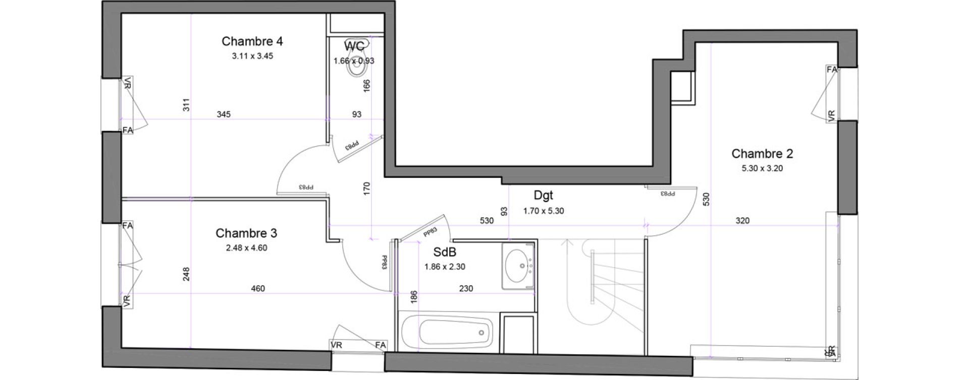 Appartement T5 de 99,11 m2 &agrave; Juvisy-Sur-Orge Entrevoies