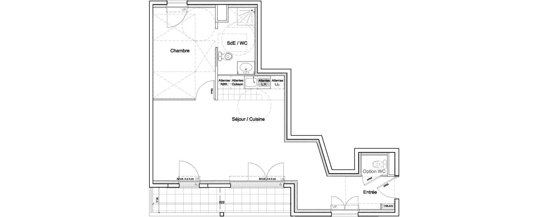 Appartement T2 de 51,75 m2 &agrave; Juvisy-Sur-Orge Centre