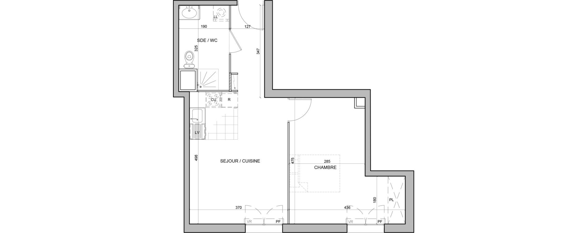 Appartement T2 de 43,80 m2 &agrave; Juvisy-Sur-Orge Entrevoies