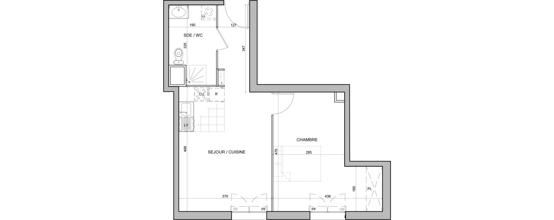 Appartement T2 de 43,80 m2 &agrave; Juvisy-Sur-Orge Entrevoies