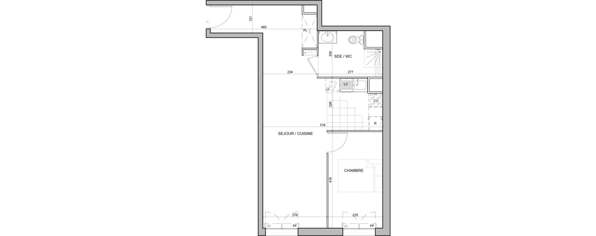 Appartement T2 de 47,20 m2 &agrave; Juvisy-Sur-Orge Entrevoies