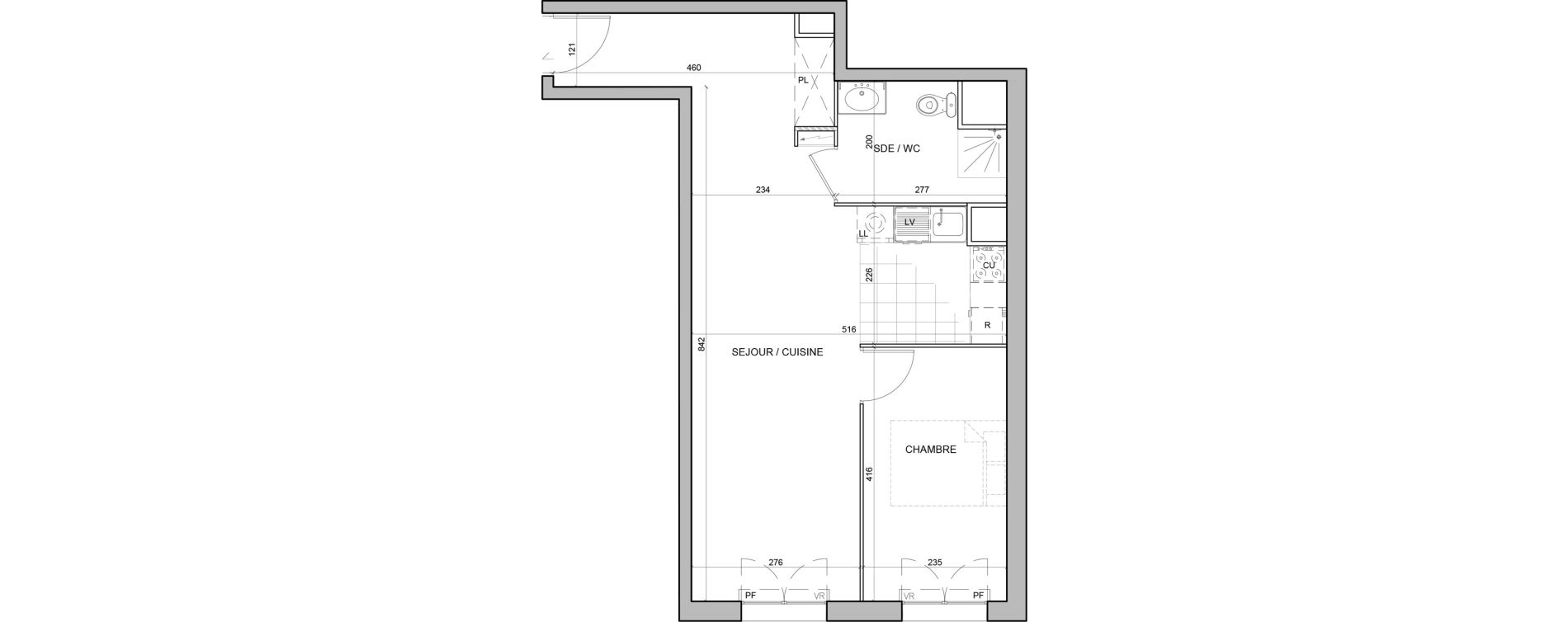 Appartement T2 de 47,20 m2 &agrave; Juvisy-Sur-Orge Entrevoies
