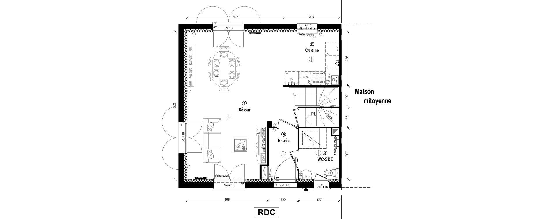 Maison T5 de 100,40 m2 &agrave; Limours Centre