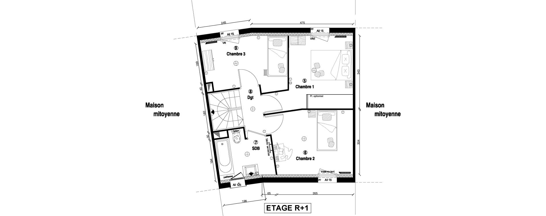 Maison T5 de 99,80 m2 &agrave; Limours Centre