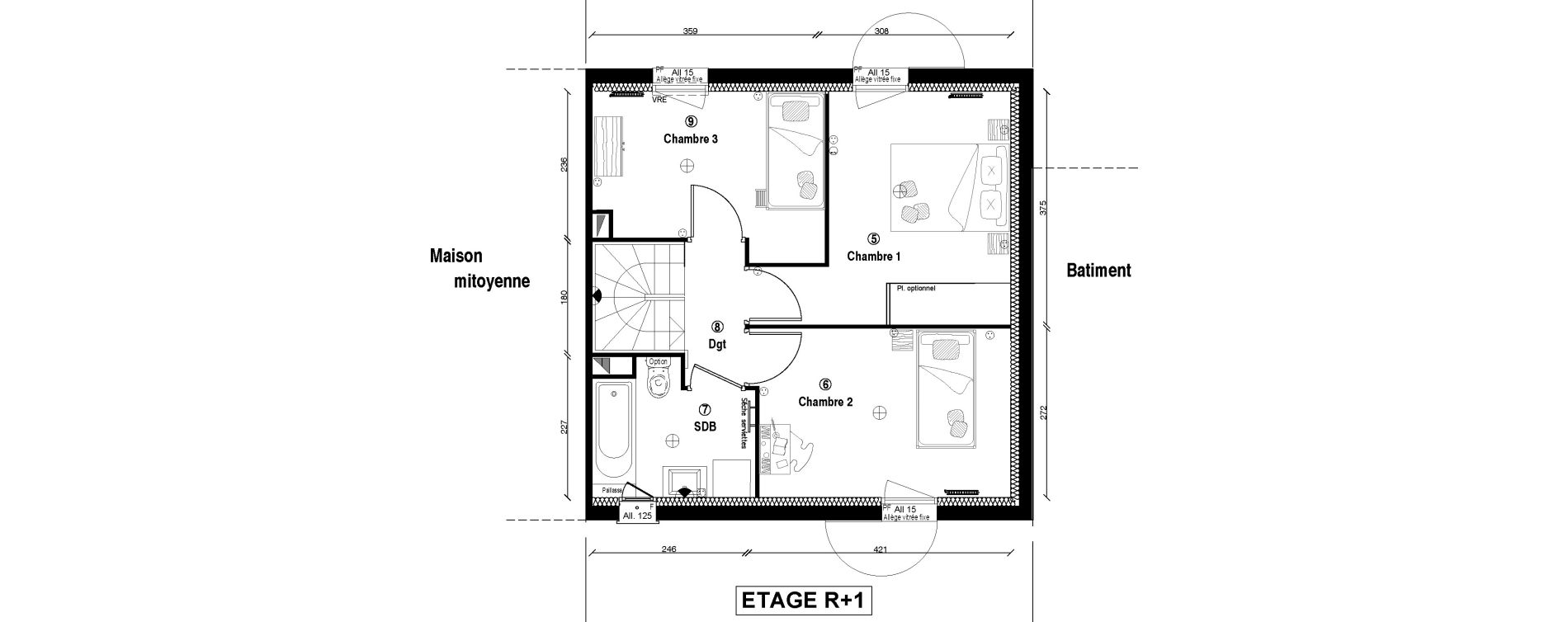 Maison T5 de 100,40 m2 &agrave; Limours Centre