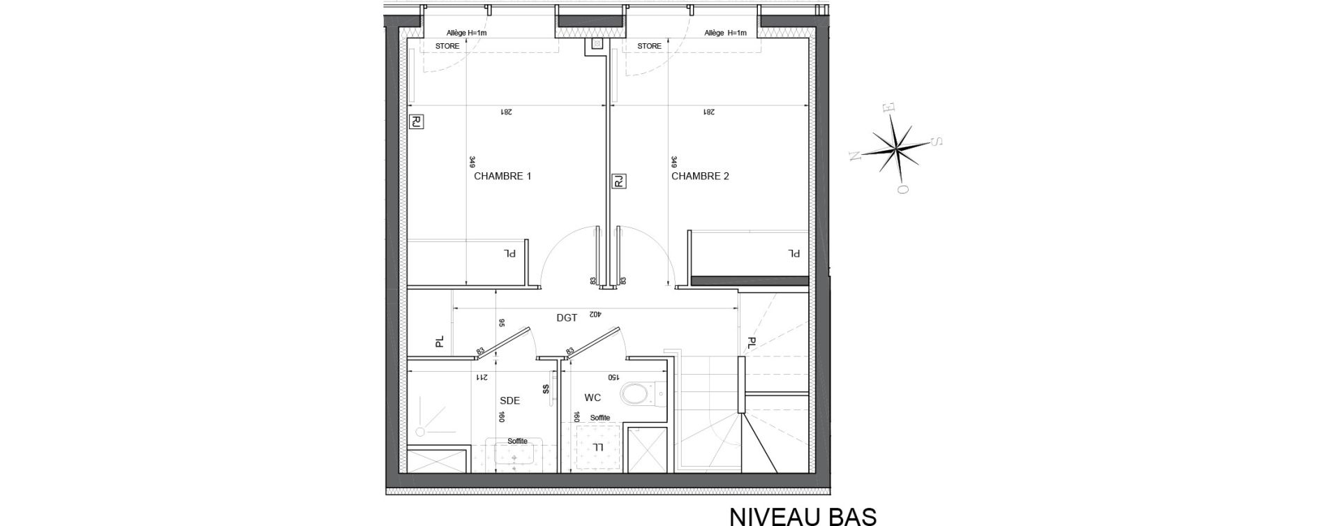 Appartement T3 de 68,33 m2 &agrave; Massy Vilgenis