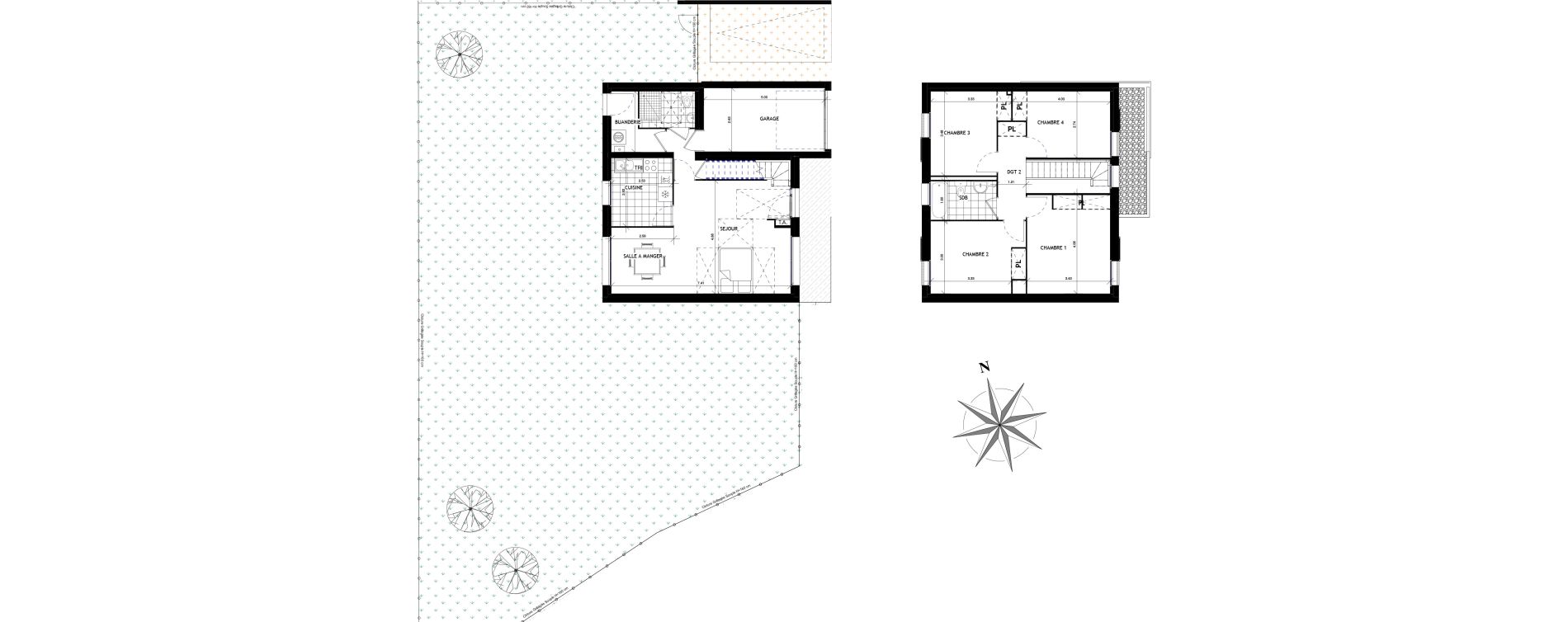 Maison T6 de 105,80 m2 &agrave; Mauchamps Centre