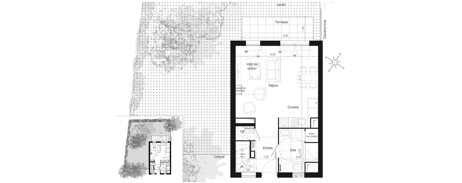 Maison T4 de 92,26 m2 &agrave; Mennecy Centre