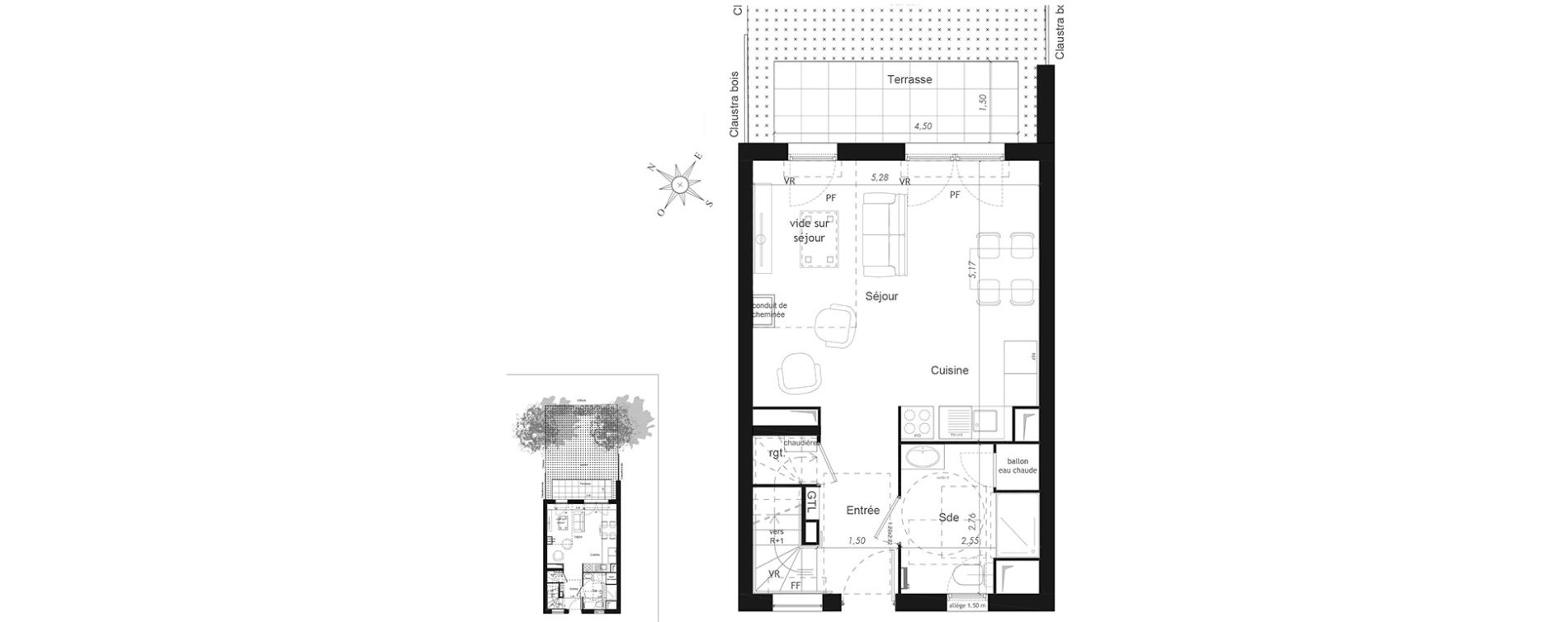 Maison T4 de 94,53 m2 à Mennecy Centre