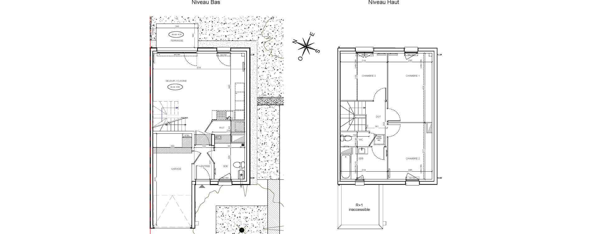 Maison T4 de 86,10 m2 &agrave; Montlh&eacute;ry Centre