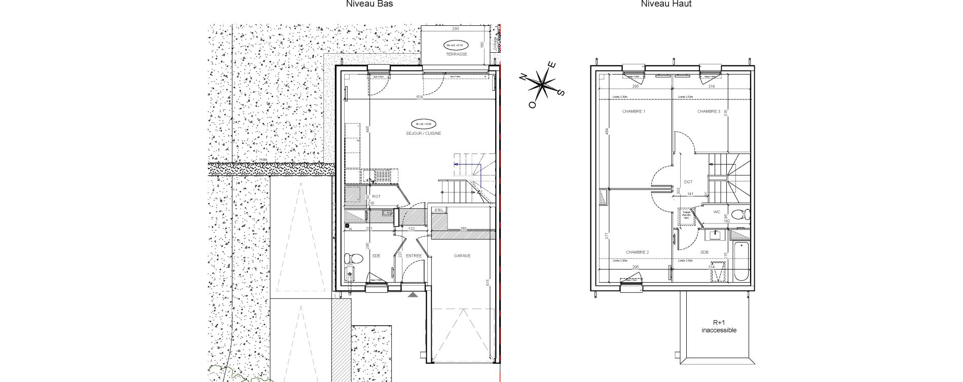 Maison T4 de 86,10 m2 &agrave; Montlh&eacute;ry Centre
