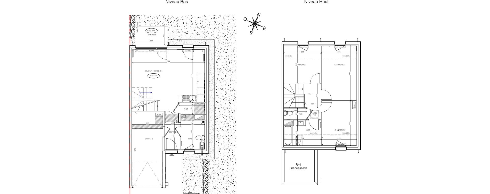 Maison T4 de 86,10 m2 &agrave; Montlh&eacute;ry Centre