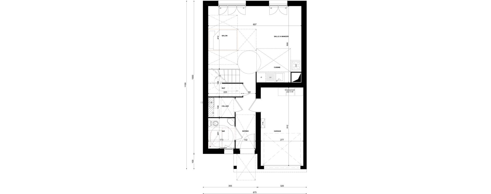 Maison T5 de 91,37 m2 &agrave; Ormoy Centre