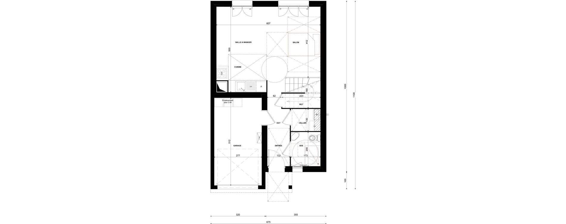 Maison T5 de 91,37 m2 &agrave; Ormoy Centre