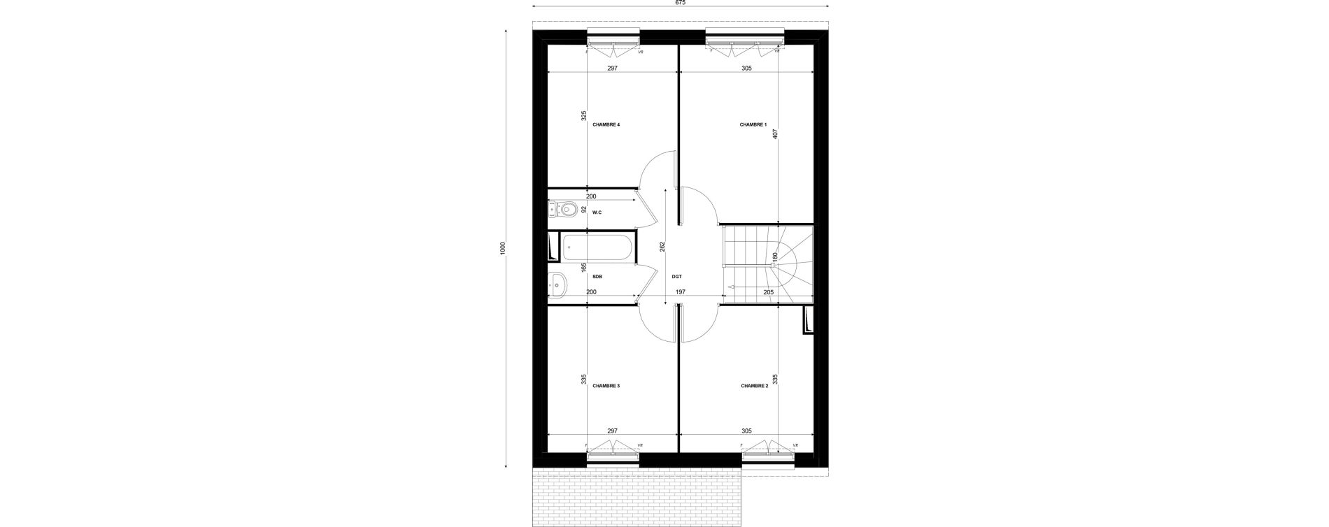 Maison T5 de 91,37 m2 &agrave; Ormoy Centre