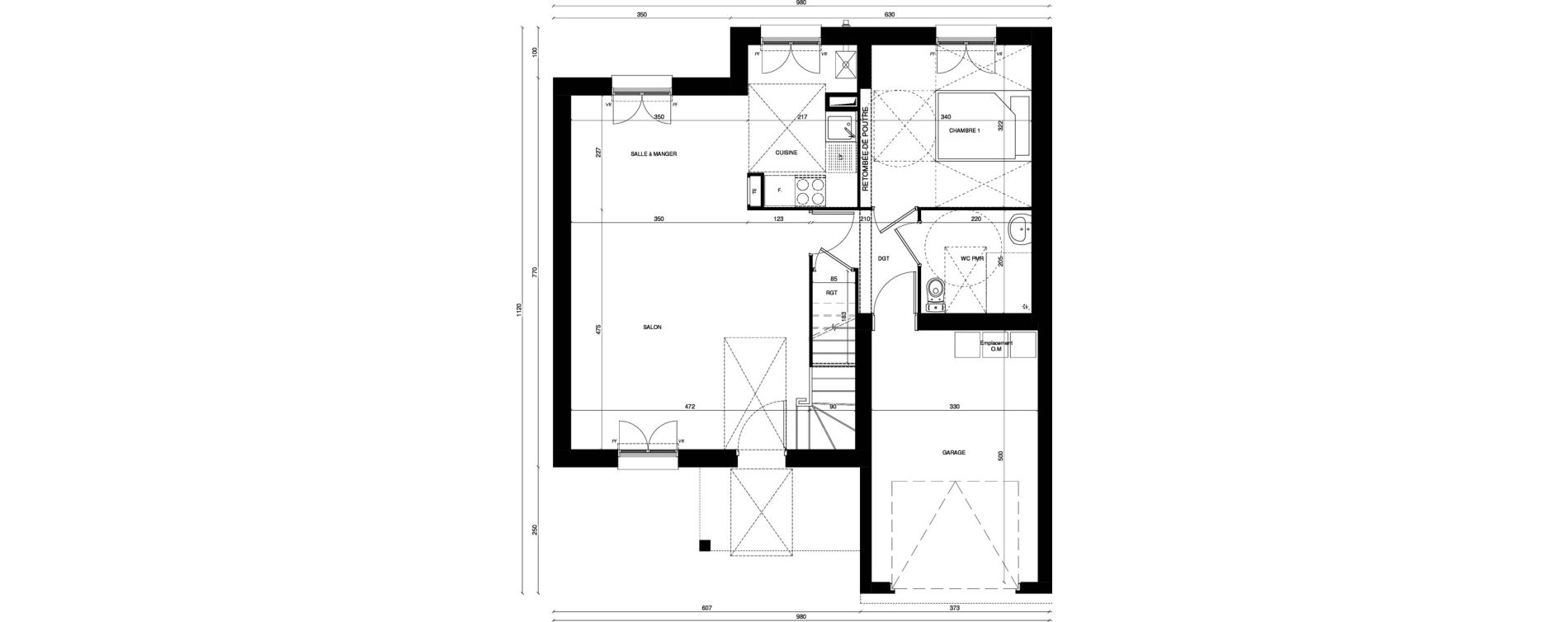 Maison T4 de 90,36 m2 &agrave; Ormoy Centre