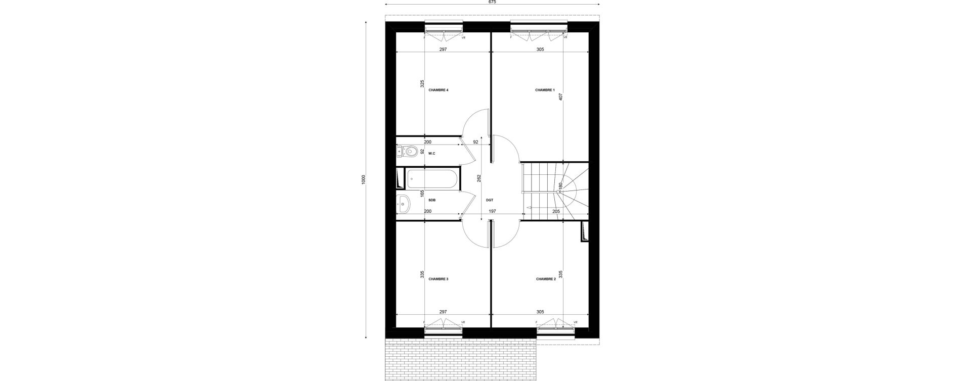 Maison T5 de 91,28 m2 à Ormoy Centre