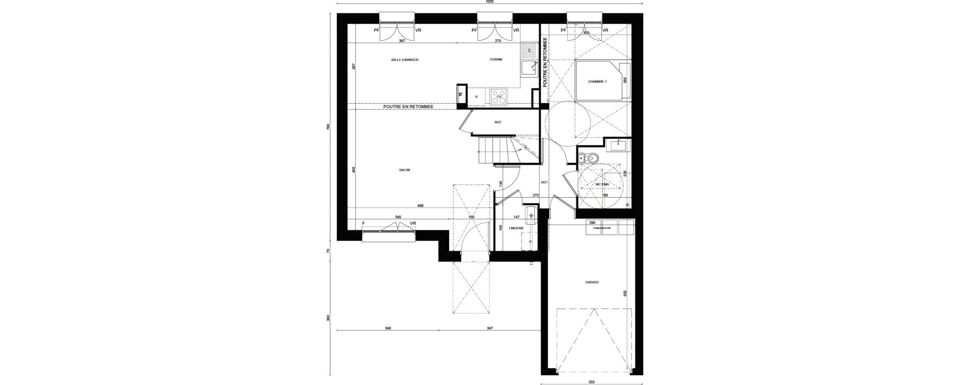 Maison T5 de 103,08 m2 &agrave; Ormoy Centre