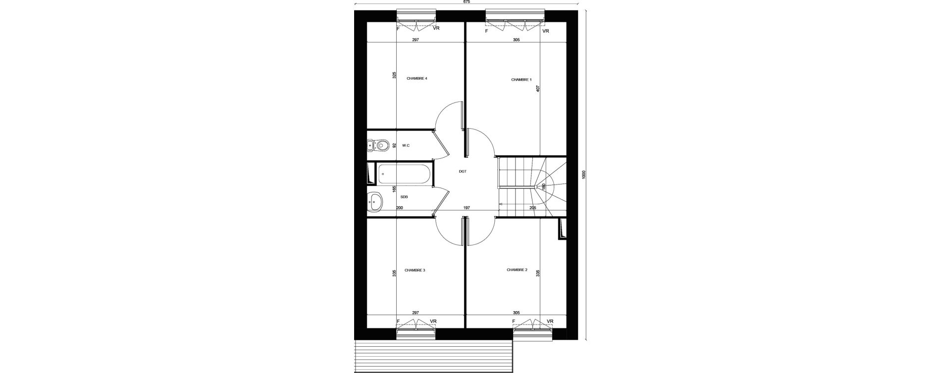 Maison T5 de 91,28 m2 &agrave; Ormoy Centre