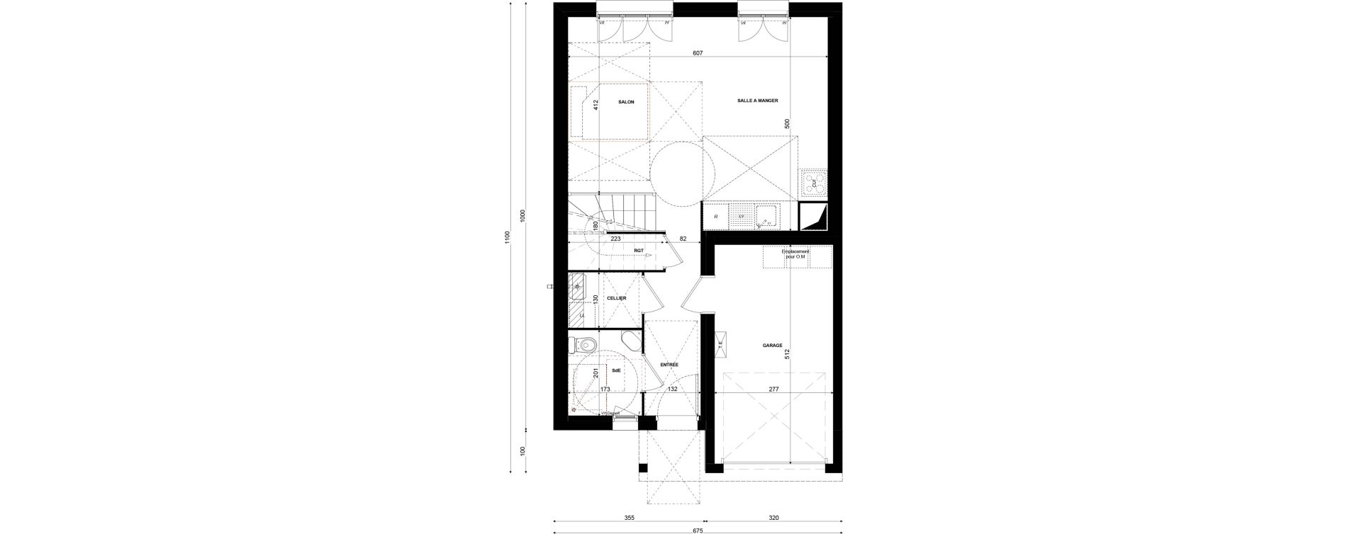 Maison T5 de 91,37 m2 &agrave; Ormoy Centre
