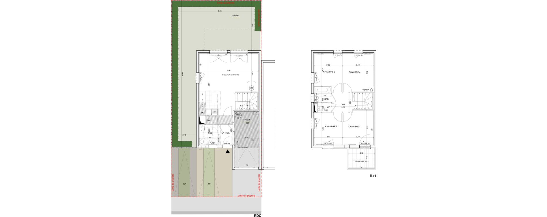 Maison T5 de 93,80 m2 &agrave; Ormoy Centre