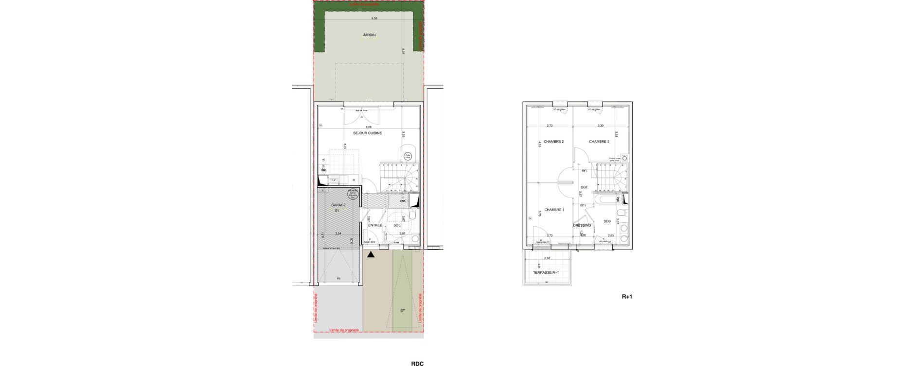 Maison T4 de 82,70 m2 &agrave; Ormoy Centre