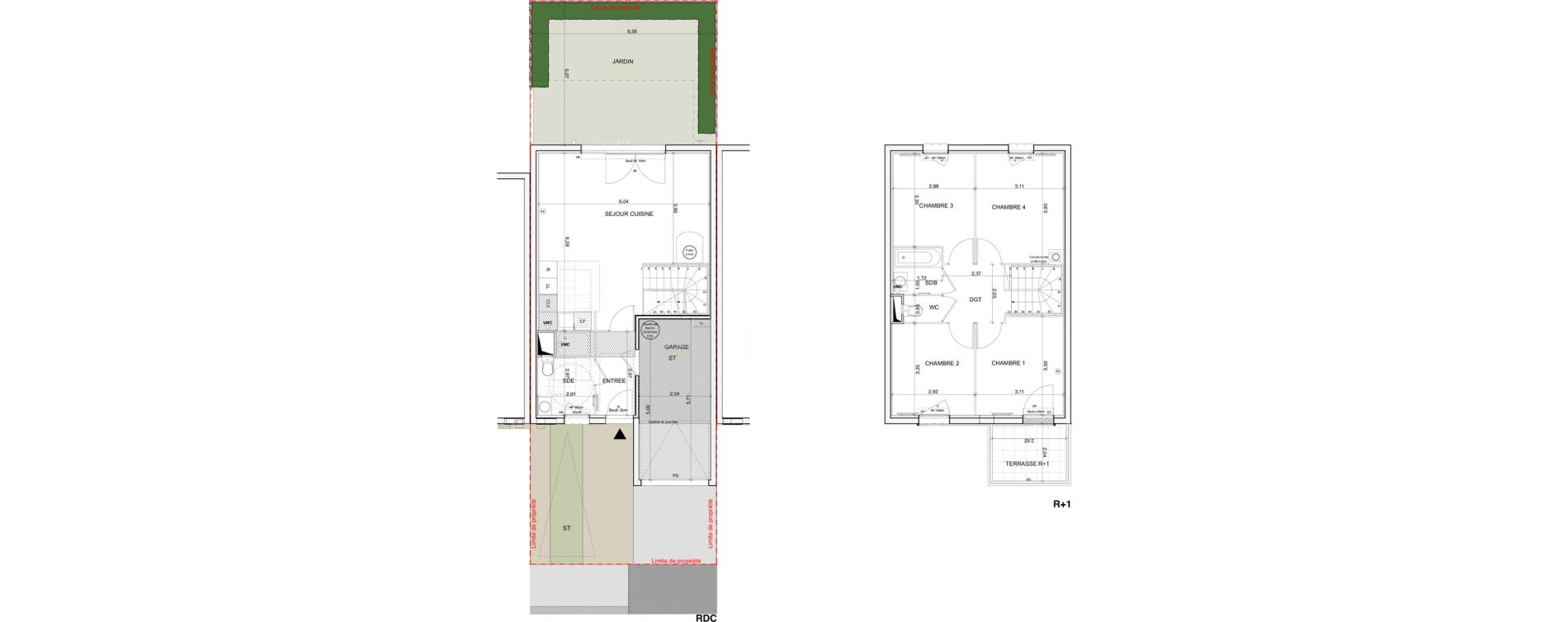 Maison T5 de 94,40 m2 &agrave; Ormoy Centre
