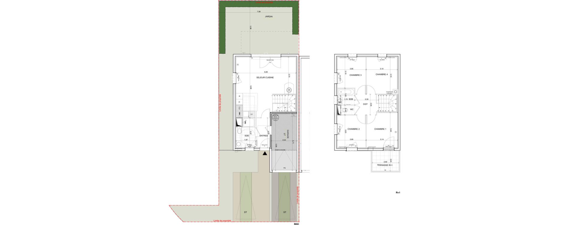 Maison T5 de 91,30 m2 &agrave; Ormoy Centre